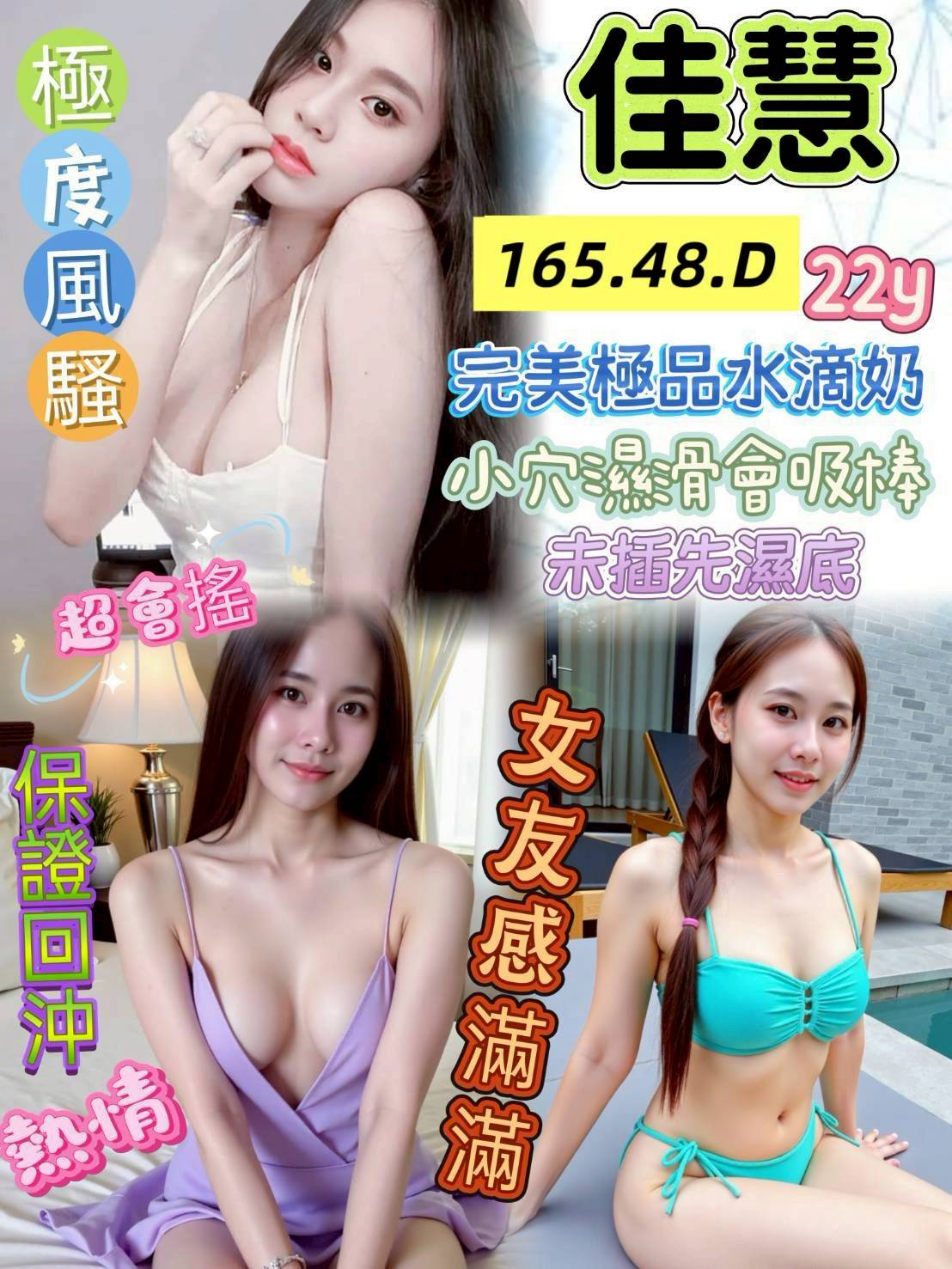 嘉義東區外送茶 貝亞 164/57/26/34D 悶騷人妻